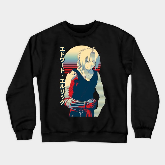 Edward Elric Crewneck Sweatshirt by Retrostyle